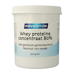 Nova Vitae Whey proteine concentraat 80% 500.00 Gram