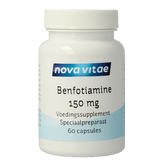Nova Vitae Benfotiamine (vitamine B1) 150mg 60 Vegetarische capsules