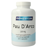 Nova Vitae Pau d'arco 500mg extract 5:1 200.00 Capsules