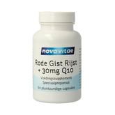 Nova Vitae Rode gist rijst + 30mg Q10 60.00 Vegetarische capsules