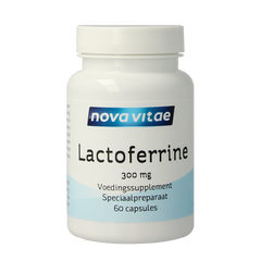 Nova Vitae Lactoferrine 300 mg LPS vrij 60.00 Capsules