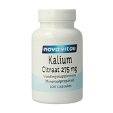 Nova Vitae Kalium citraat 275mg 100 Capsules