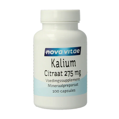 Nova Vitae Kalium citraat 275mg 100 Capsules