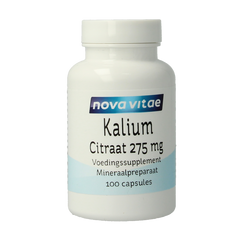 Nova Vitae Kalium citraat 275mg 100 Capsules