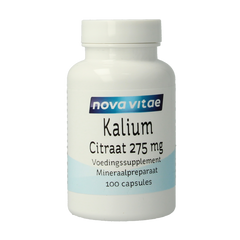 Nova Vitae Kalium citraat 275mg 100.00 Capsules