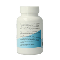 Nova Vitae Kalium citraat 275mg 100 Capsules