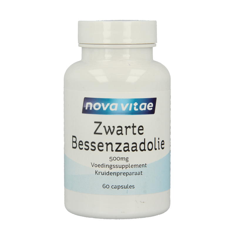 Nova Vitae Zwarte bessenzaad olie 60 Capsules