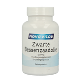 Nova Vitae Zwarte bessenzaad olie 60.00 Capsules