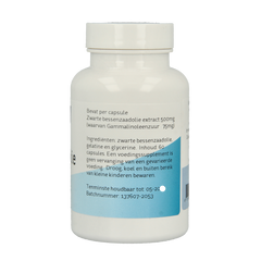 Nova Vitae Zwarte bessenzaad olie 60.00 Capsules