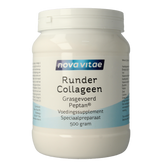 Nova Vitae Runder collageen gras gevoerd Peptan 500 Gram