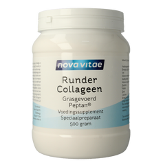 Nova Vitae Runder collageen gras gevoerd Peptan 500.00 Gram