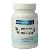 Nova Vitae Spijsvertering darmbalans 100 Tabletten