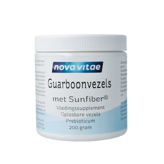 Nova Vitae Guarboonvezels sunfiber AG 200.00 Gram