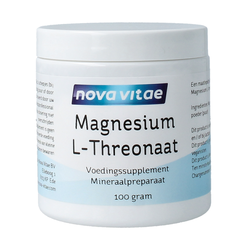 Nova Vitae Magnesium L-threonaat poeder 100 Gram