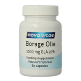 Nova Vitae Borage olie 1000mg GLA 20% 60 Capsules