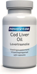 Nova Vitae Levertraanolie capsules 450 Capsules