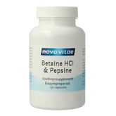 Nova Vitae Betaine HCI met pepsine 90 Capsules