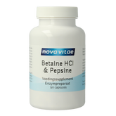 Nova Vitae Betaine HCI met pepsine 90 Capsules