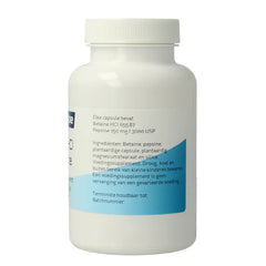 Nova Vitae Betaine HCI met pepsine 90 Capsules