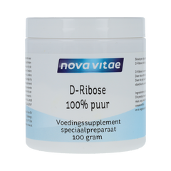 Nova Vitae D-Ribose 100% puur 100.00 Gram