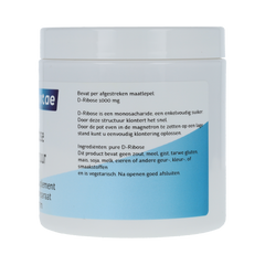 Nova Vitae D-Ribose 100% puur 100.00 Gram