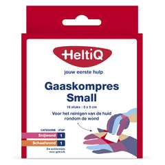 Heltiq Gaaskompressen 5 x 5cm 16 Stuks