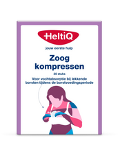 Heltiq Zoogkompressen gevormd 30 Stuks