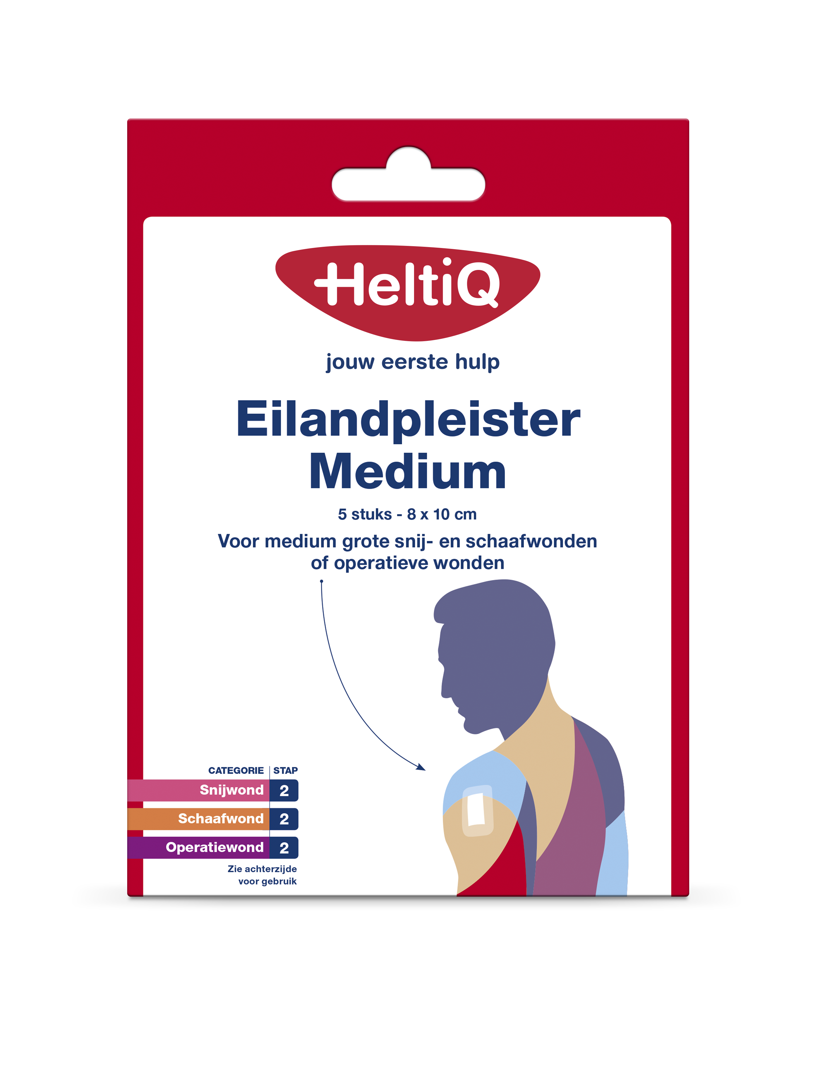 Heltiq Eilandpleisters 8 x 10cm 5.00 Stuks