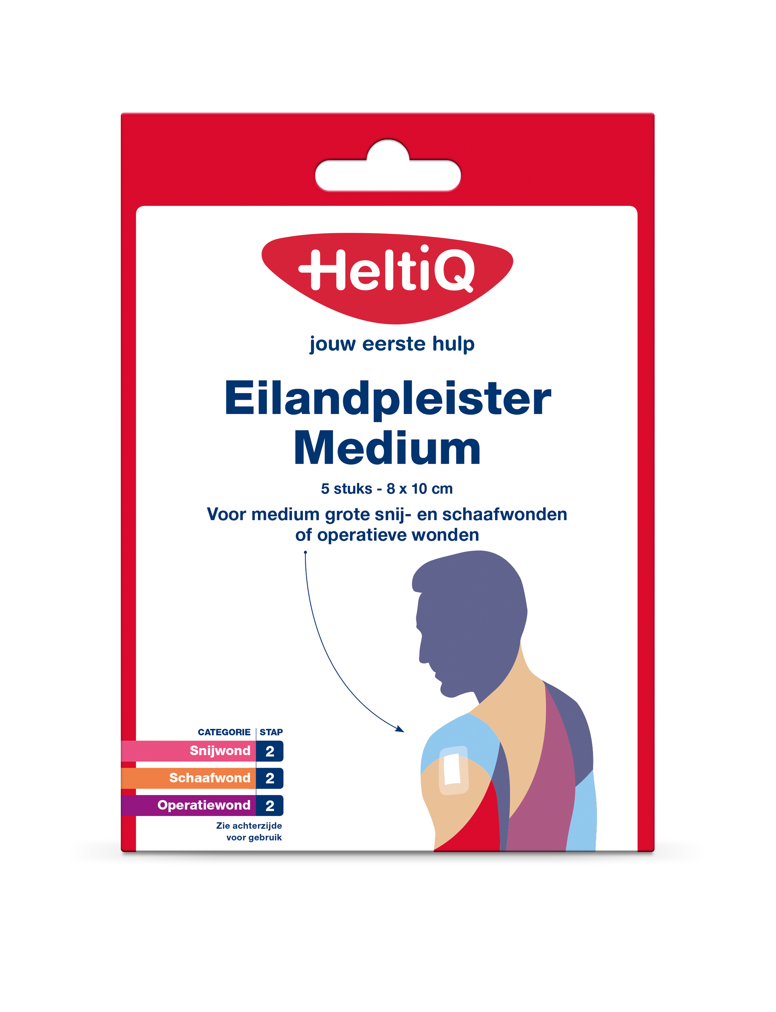 Heltiq Eilandpleisters 8 x 10cm 5 Stuks