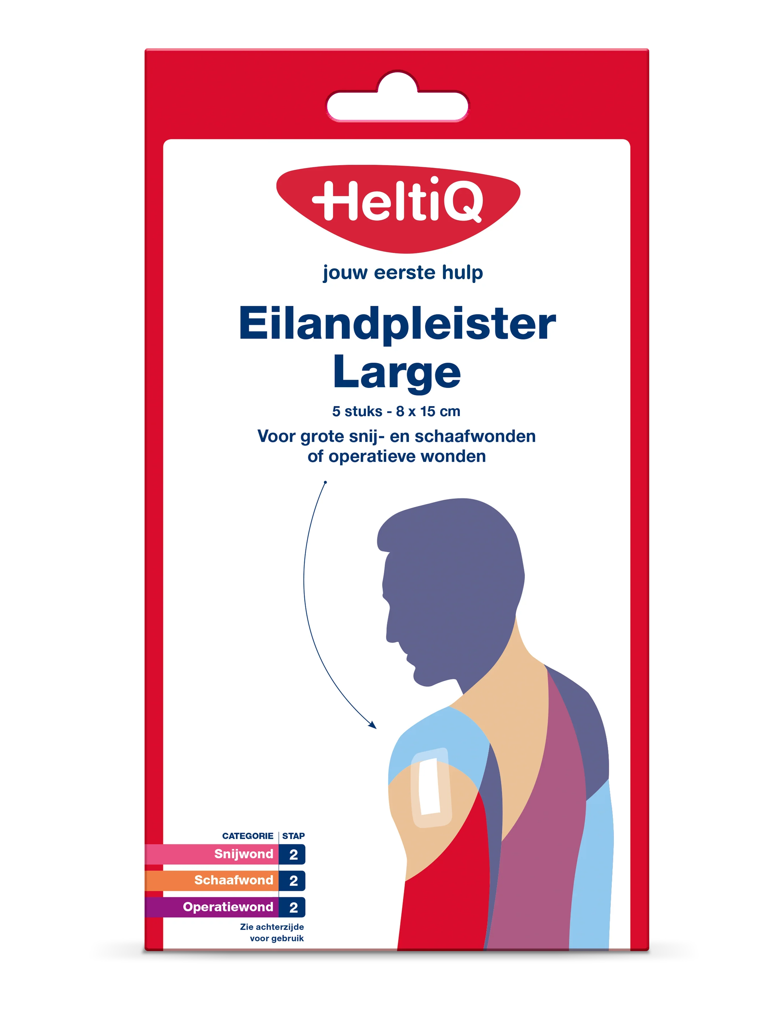 Heltiq Eilandpleisters 8 x 15cm 5 Stuks