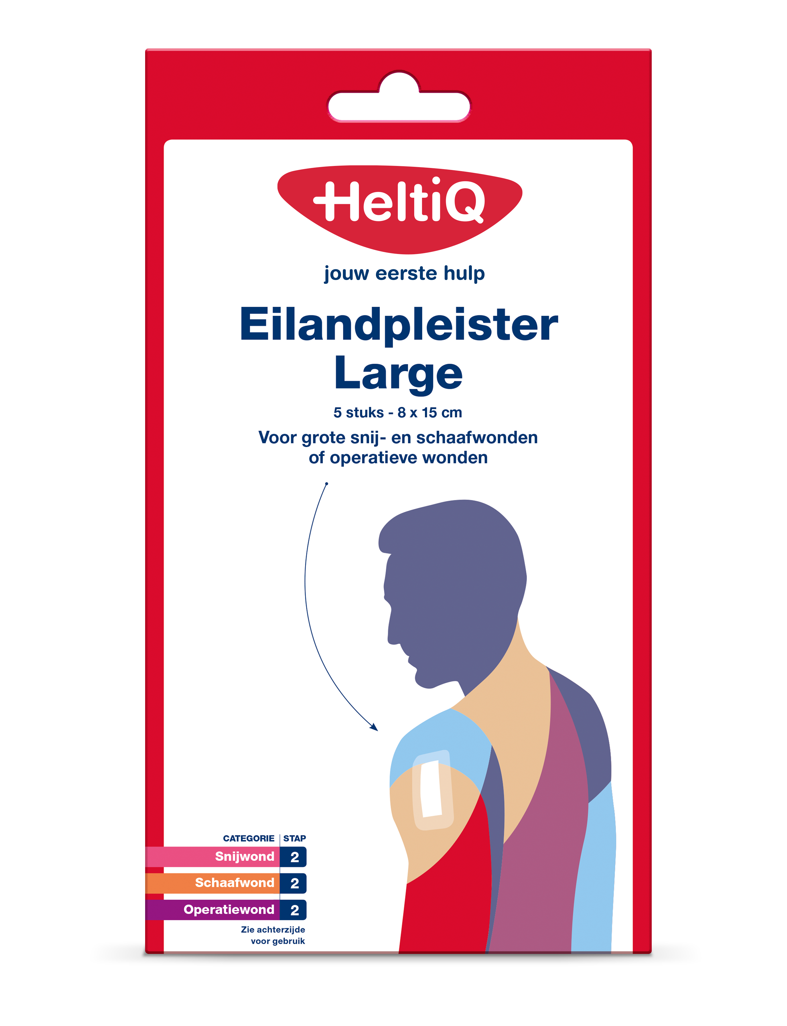 Heltiq Eilandpleisters 8 x 15cm 5 Stuks