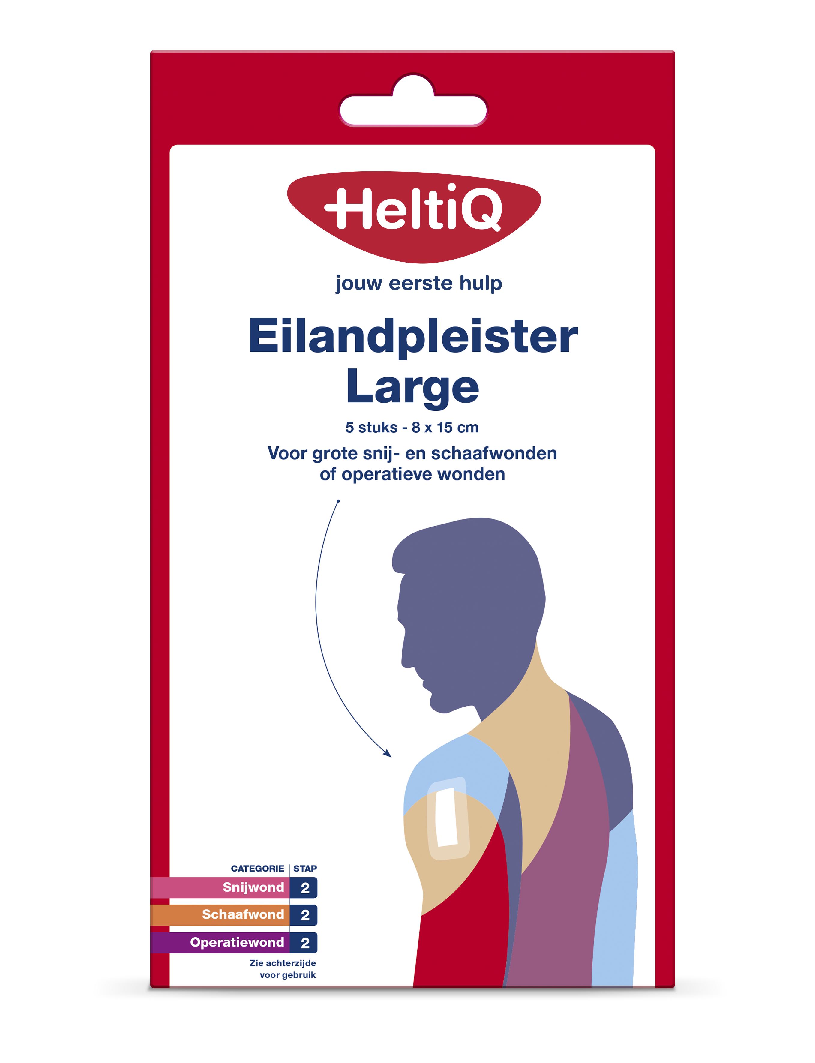 Heltiq Eilandpleisters 8 x 15cm 5.00 Stuks