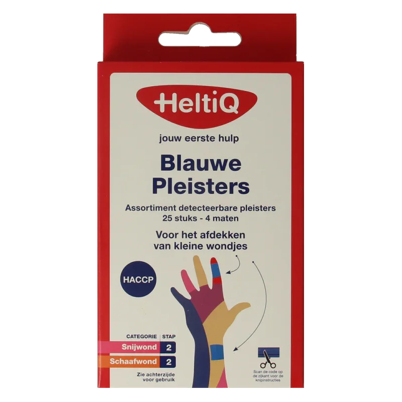 Heltiq Detecteerbare pleisters blauw 26 Stuks