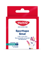 Heltiq Sporttape smal 2cm x 10m 1 Stuks