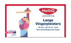 Heltiq Vingerpleister lang textiel 180 x 20mm 100.00 Stuks