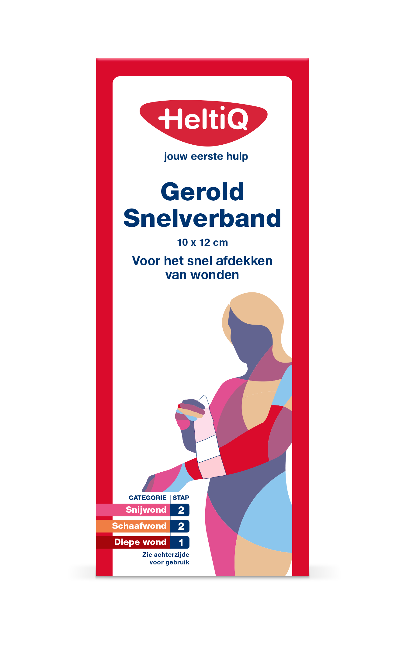 Heltiq Snelverband gerold nr. 3 10 x 12cm 1 Stuks