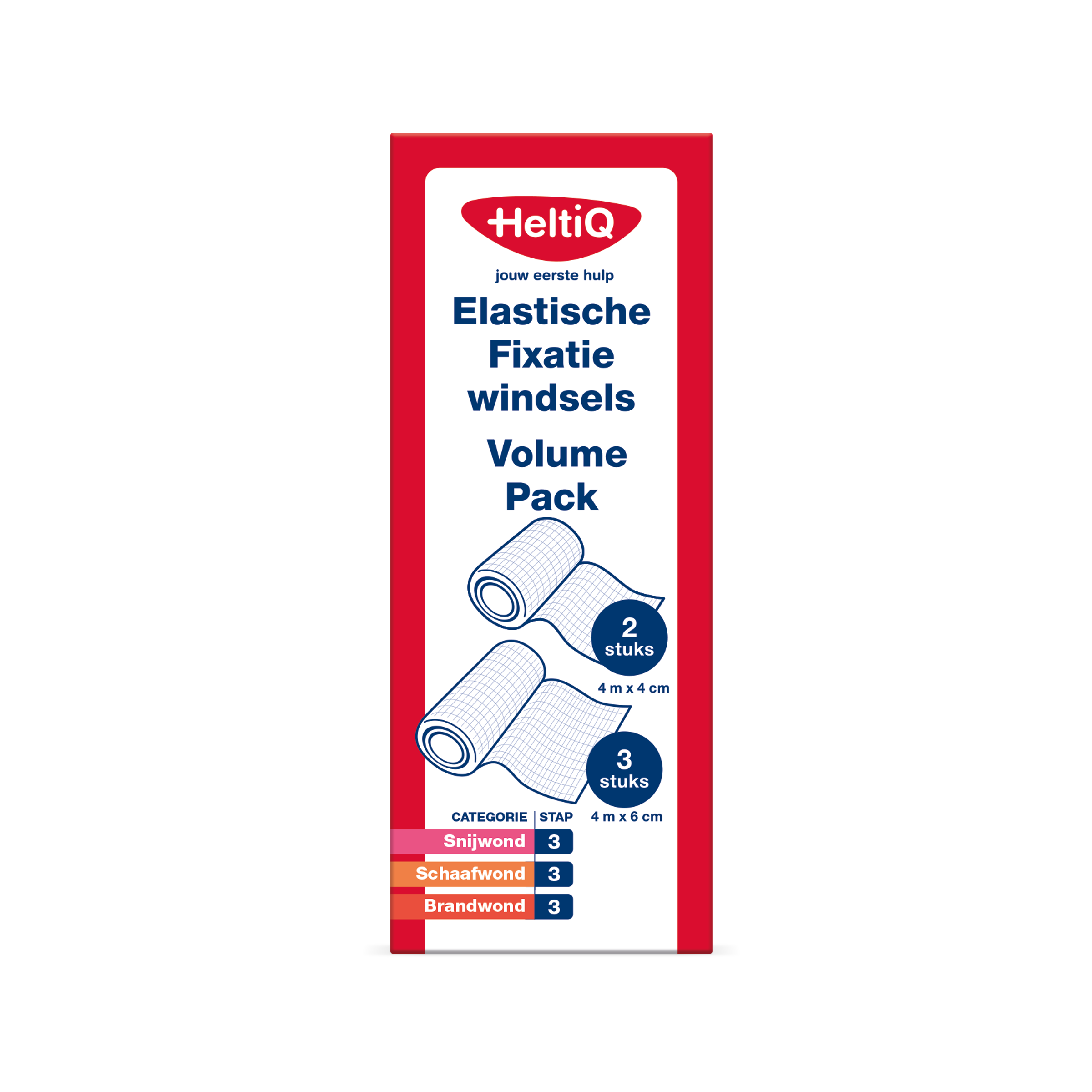 Heltiq Elastische fixatiewindsels volume pack 5.00 Stuks