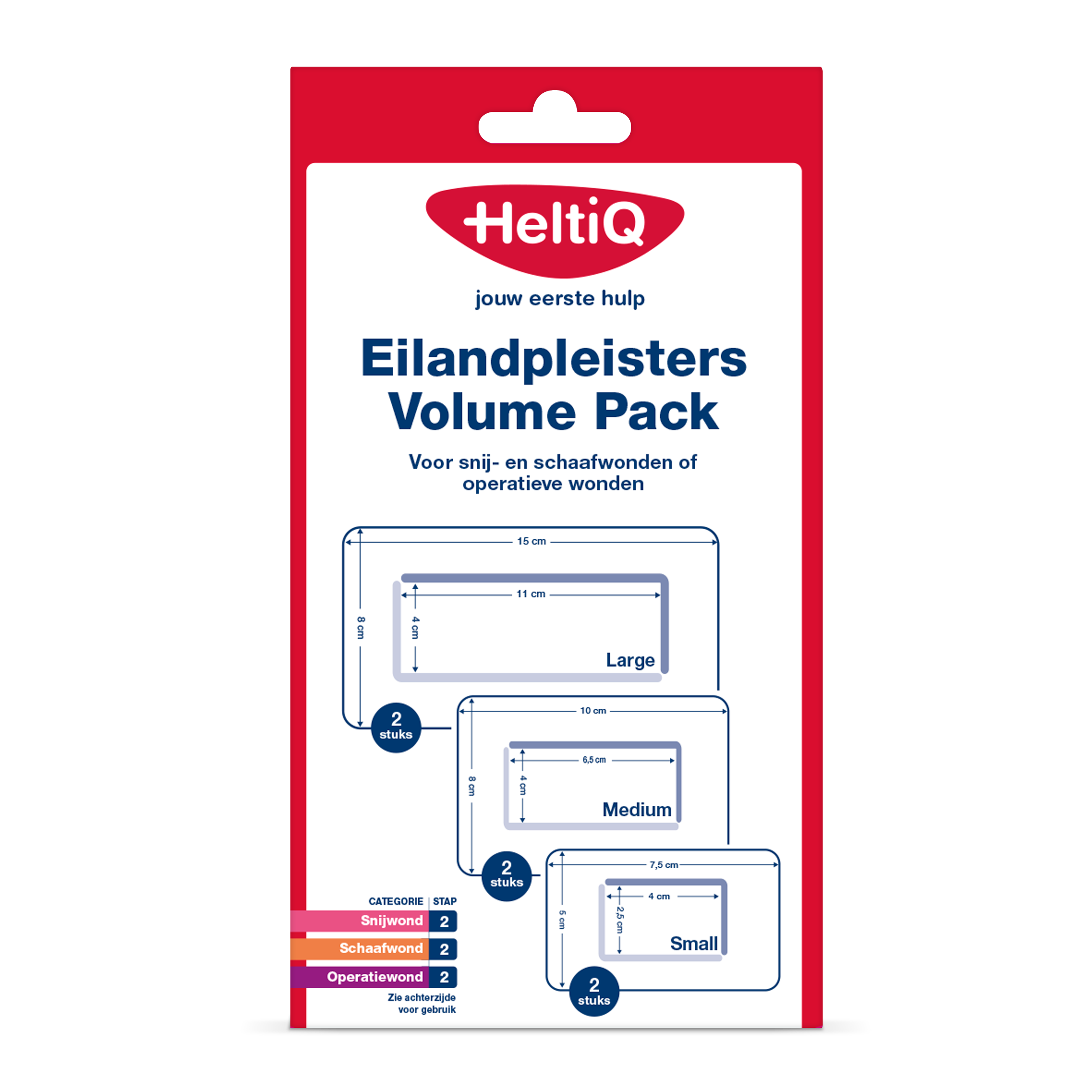 Heltiq Eilandpleister volume pack 6 Stuks