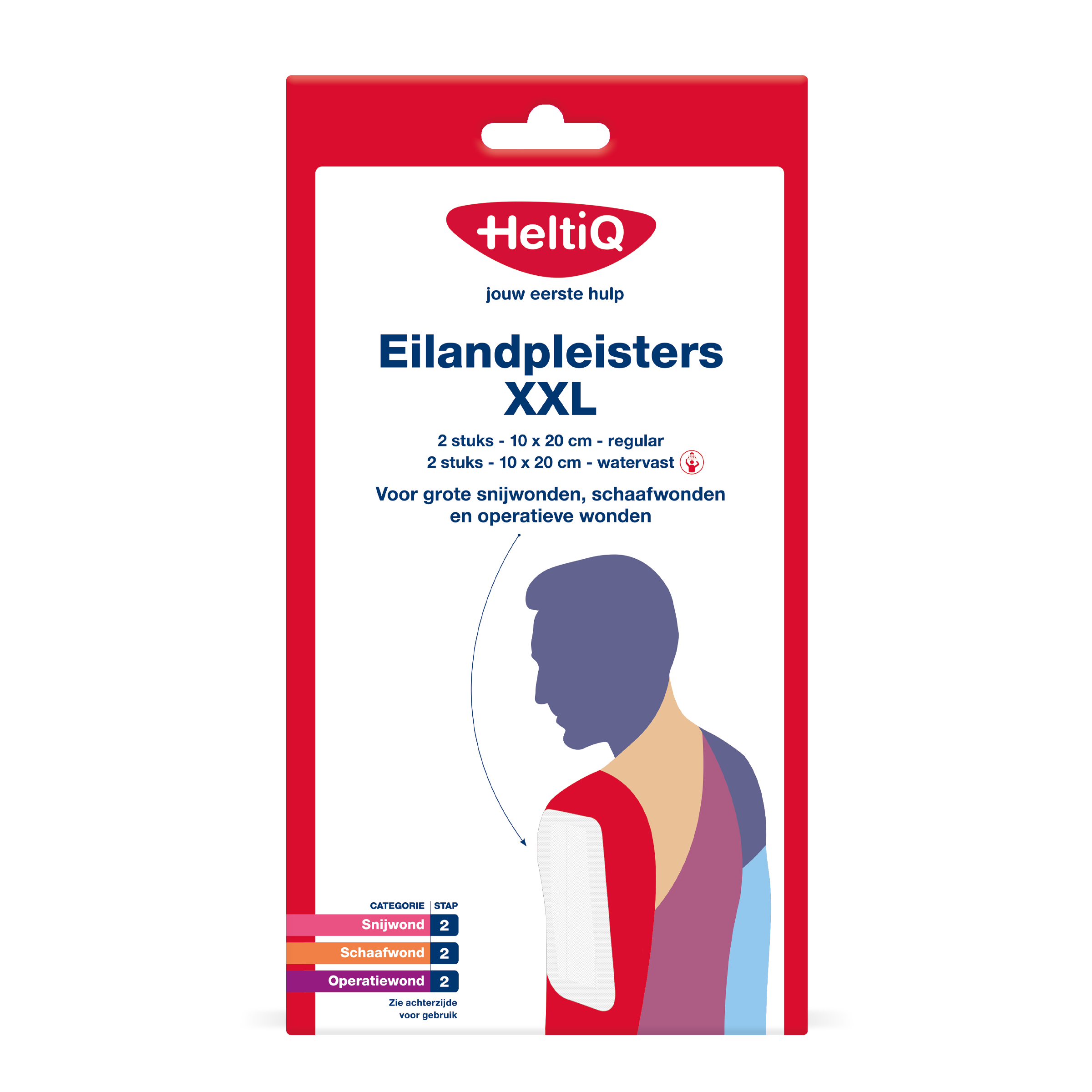 Heltiq Eilandpleisters XXL 4 Stuks