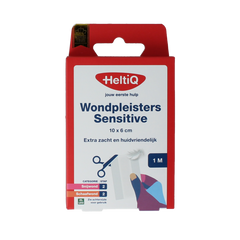 Heltiq Wondpleister sensitive 1mx6cm 1.00 Stuks