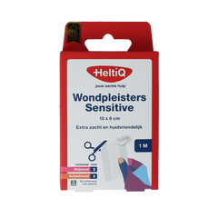 Heltiq Wondpleister sensitive 1mx6cm 1.00 Stuks