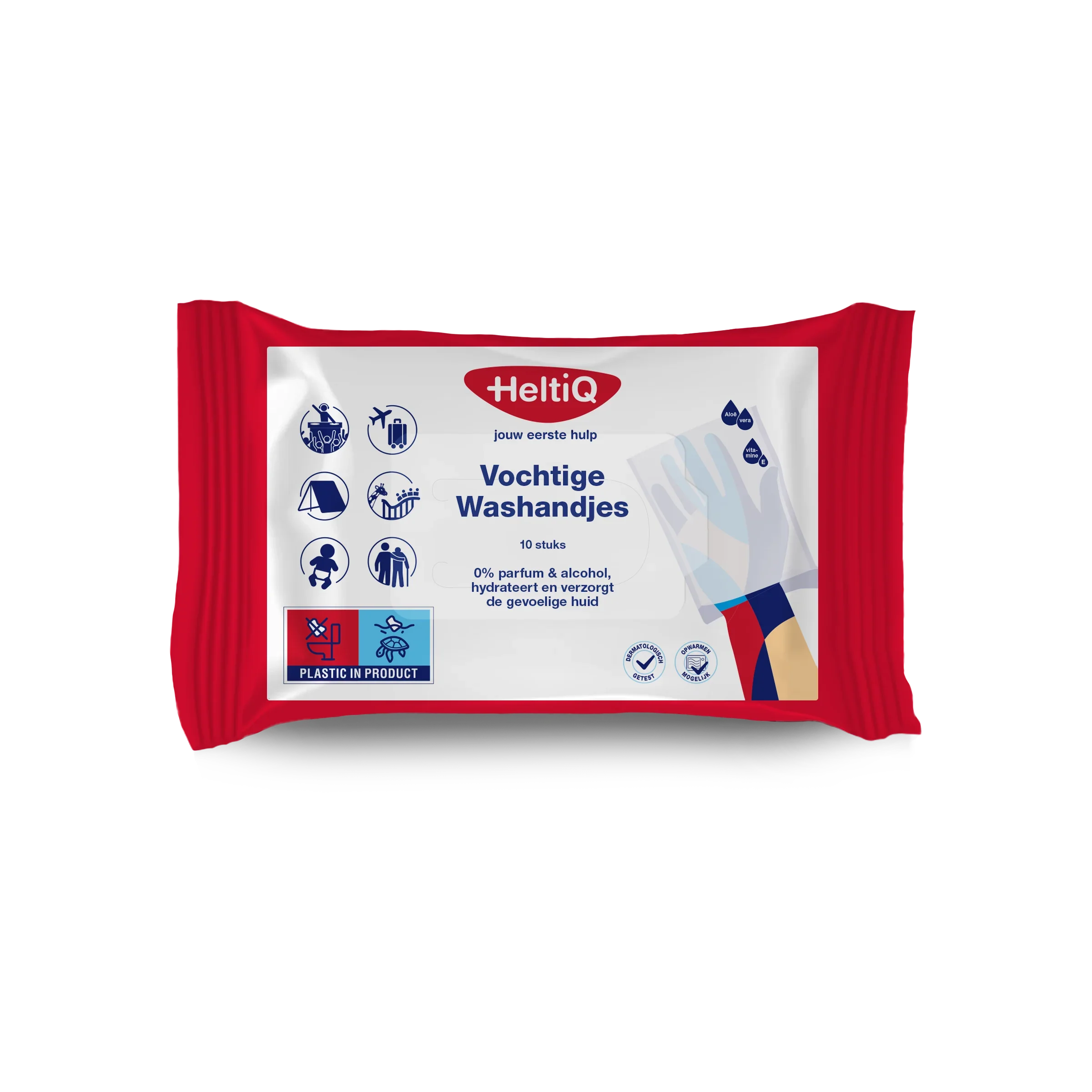 Heltiq Vochtige washandjes 10 Stuks