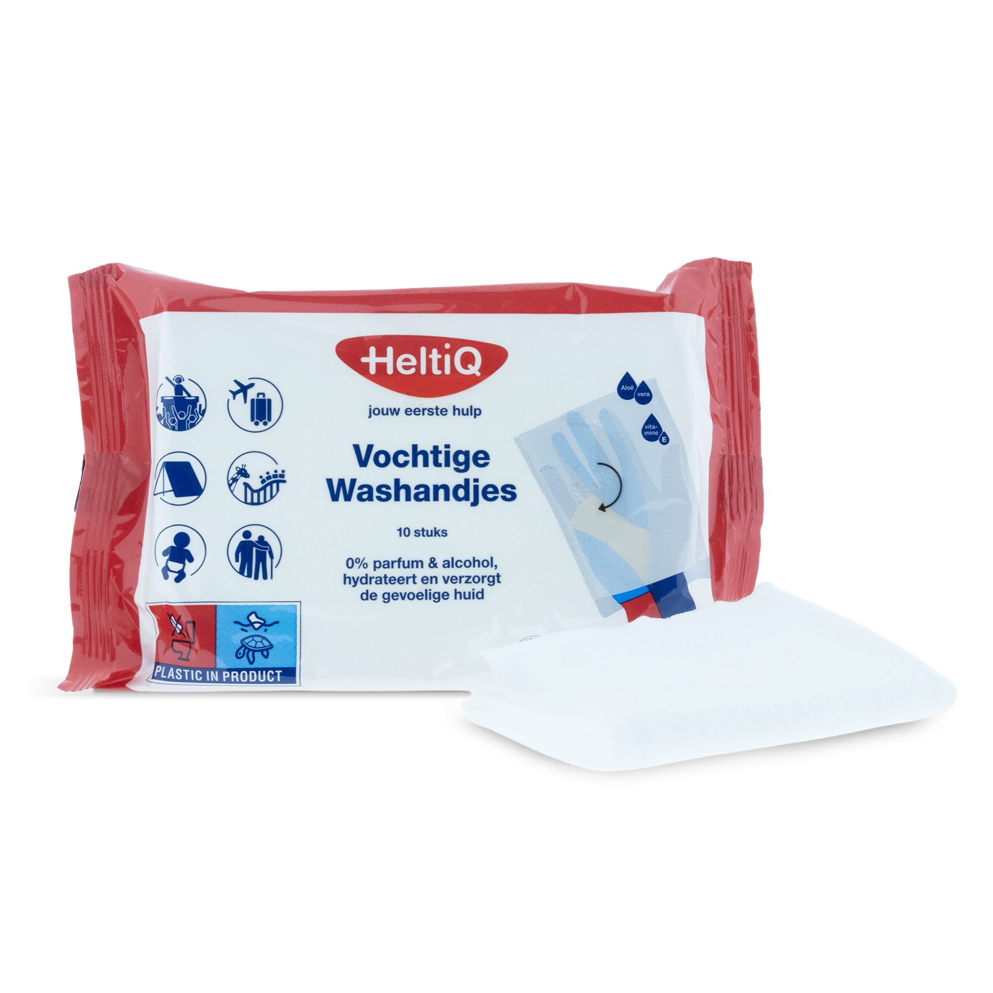 Heltiq Vochtige washandjes 10.00 Stuks