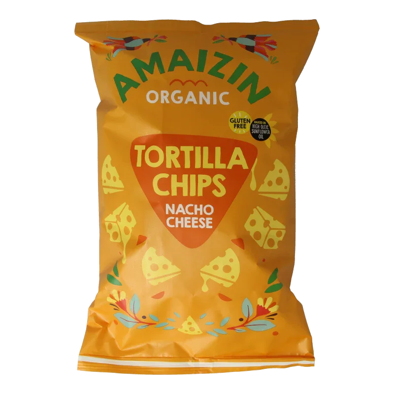 Amaizin Corn chips nacho bio 150 Gram