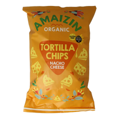 Amaizin Corn chips nacho bio 150 Gram