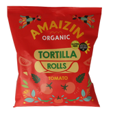 Amaizin Corn rolls tomaat bio 100 Gram