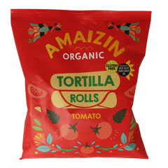 Amaizin Corn rolls tomaat bio 100 Gram
