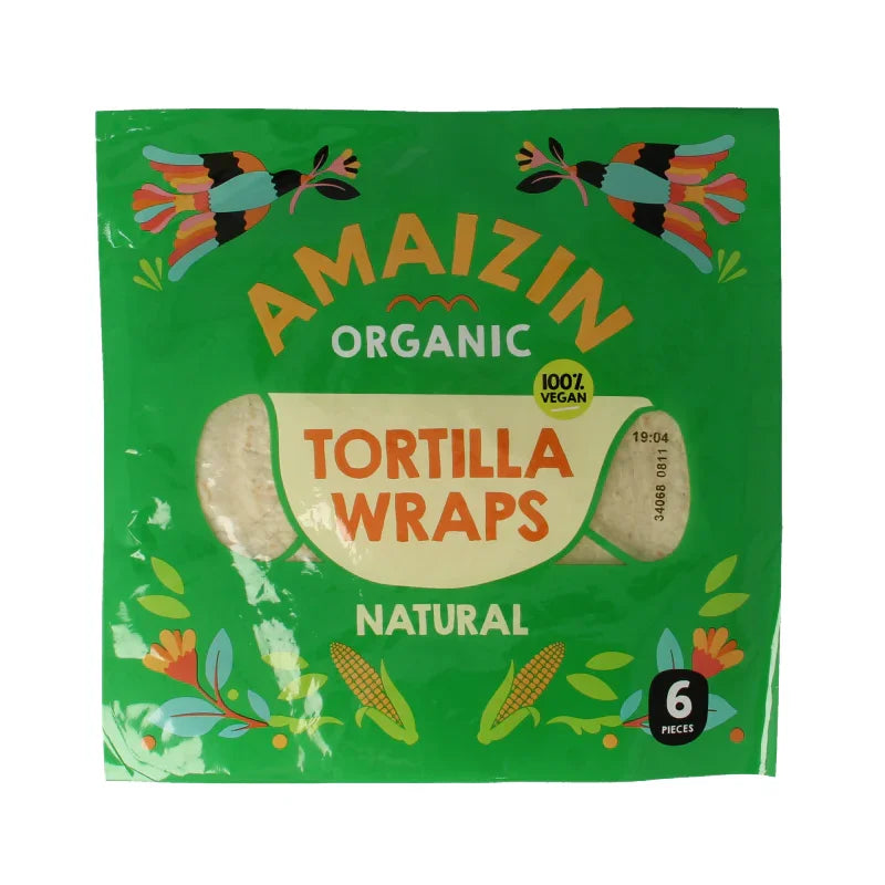 Amaizin Tortilla wraps bio 6 Stuks