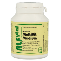 Alfytal MultiVit medium - mineraalvrij 90.00 Vegetarische capsules