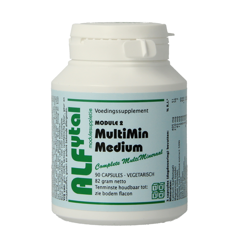 Alfytal MultiMin medium complete mineraalformule 90 Vegetarische capsules